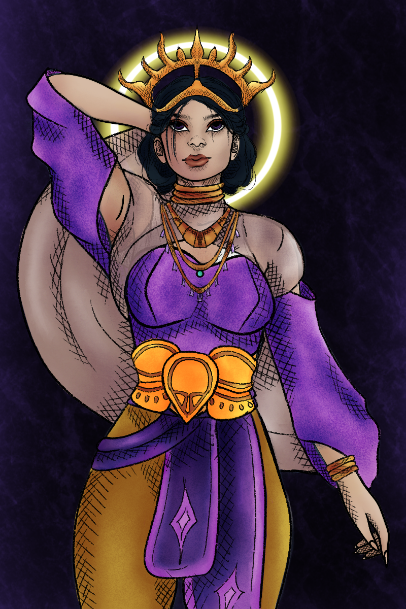 Aleyne made with OC Character Creator