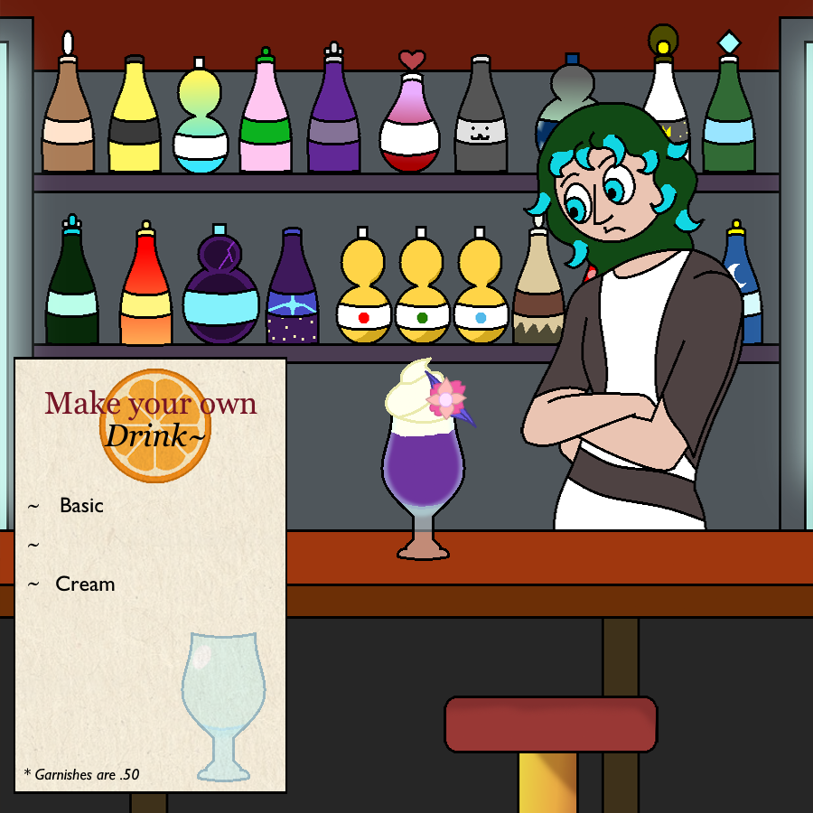 Something Basic made with Late night drink