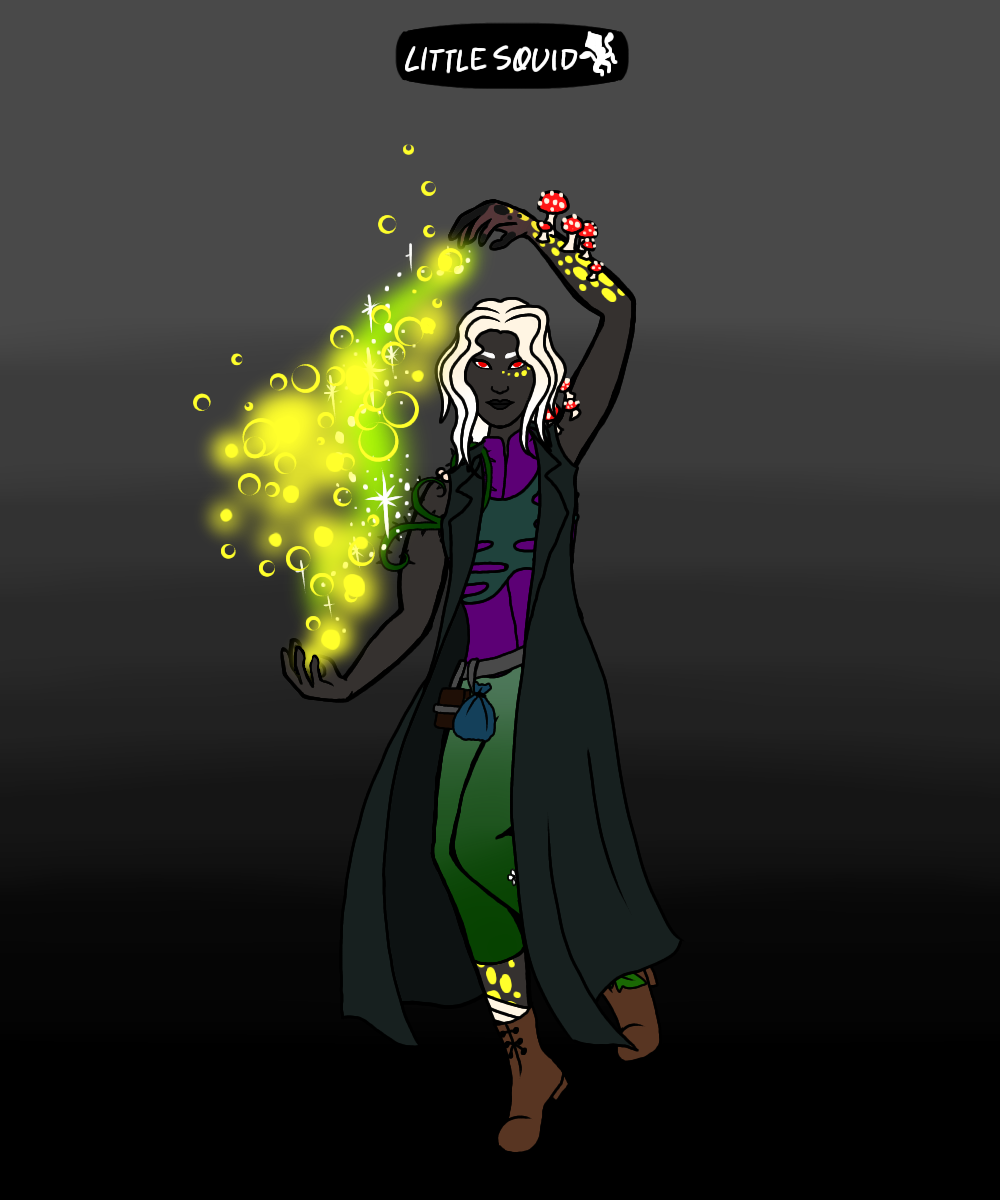 Drow Druid made with Pixie of Poisons