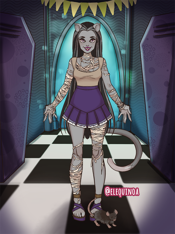 Nadja Sweets, MH Cat Mummy made with Supernatural Student