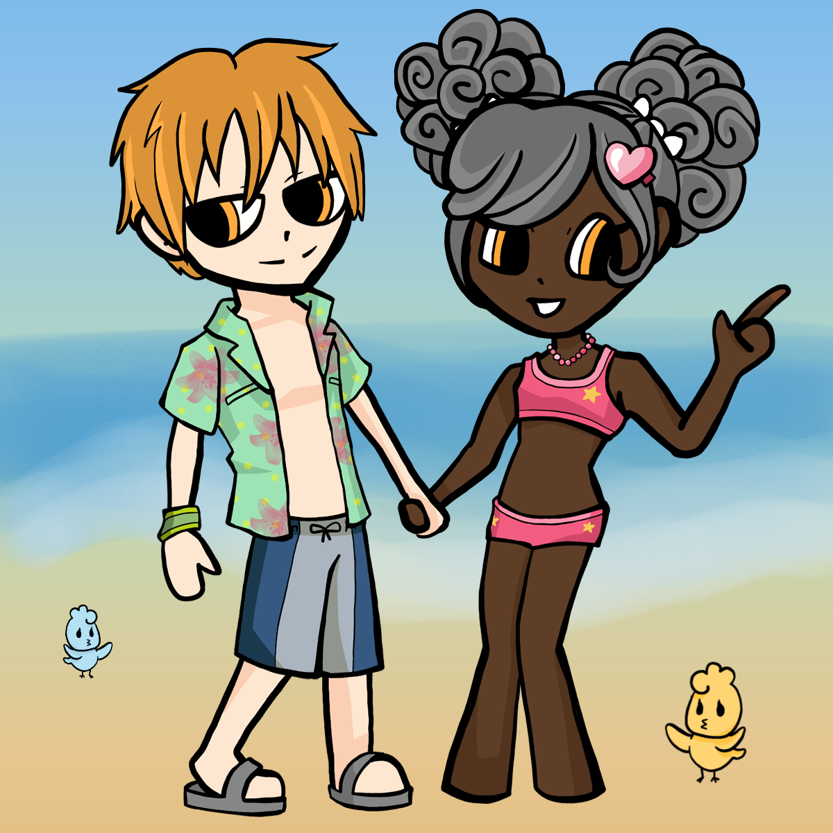 A Day by the Lake made with Summer couple (WIP) -Chocomimi