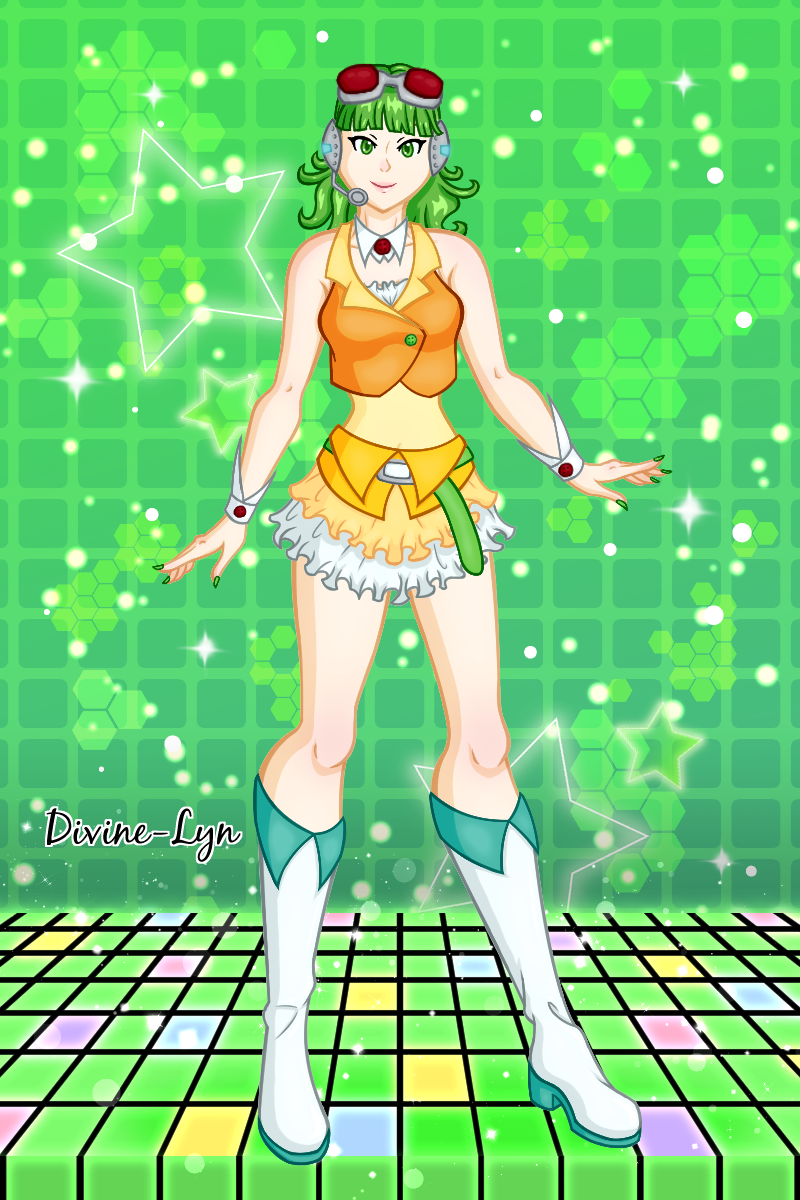 Gumi made with Digital Idol Maker