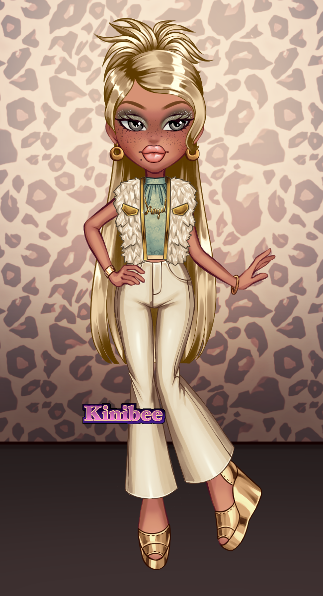 Zarina made with Bratty Doll Maker