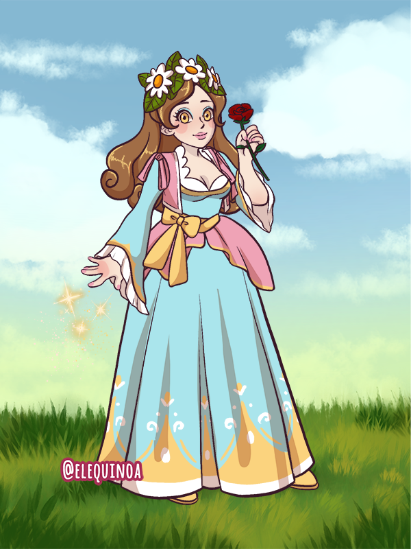 Easter-Themed Princess in "Kartoon Princess" made with Kartoon Princess