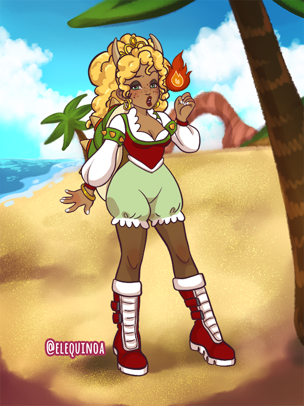 Ex-Queen Jasmine (Also known as Ex-Queen Koopa) made with Kartoon Princess