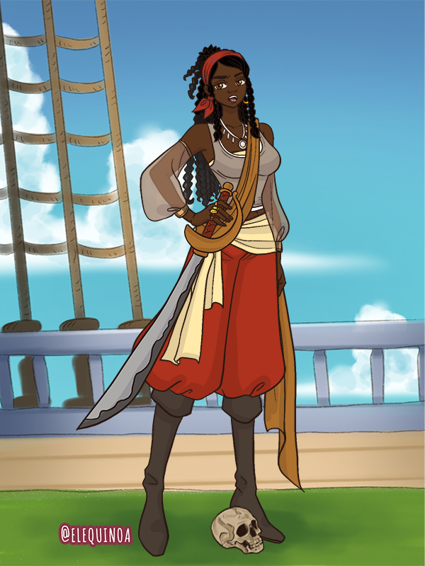 Tasha Bloodsail made with One Coin Pirate