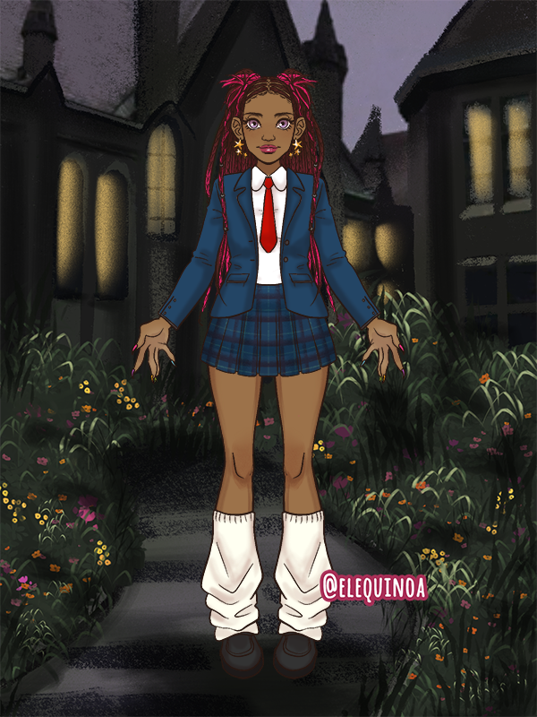 Rubi Marius School Uniform made with Supernatural Student