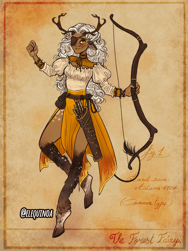 dnd character made with Forest Fairy
