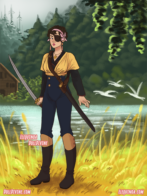 Jubilee the pirate made with Regency Scenery