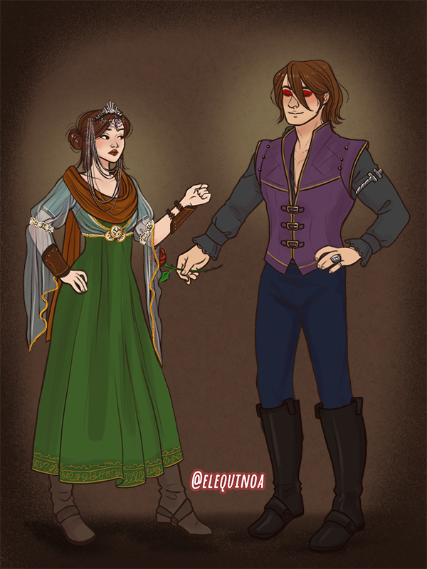 A Rogue Princess and Her Dashing Gambler made with Fairytale Duet