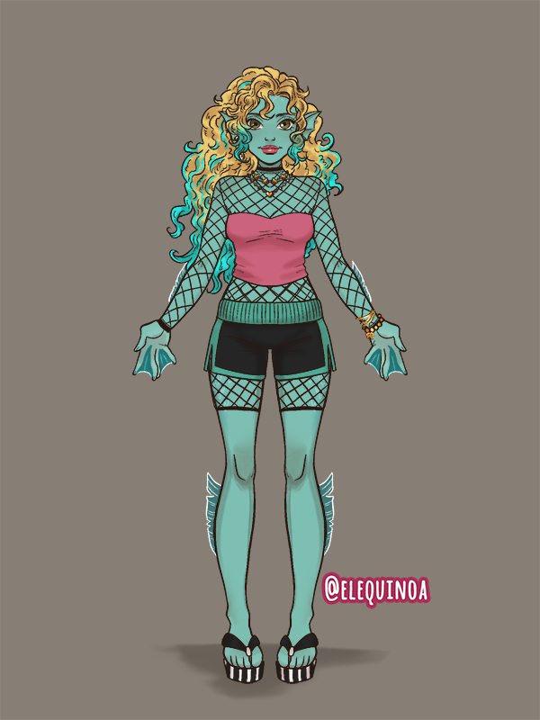 Lagoona Blue made with Supernatural Student