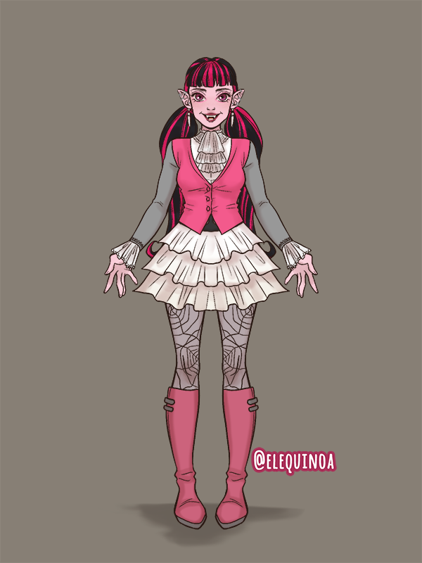 Draculaura made with Supernatural Student