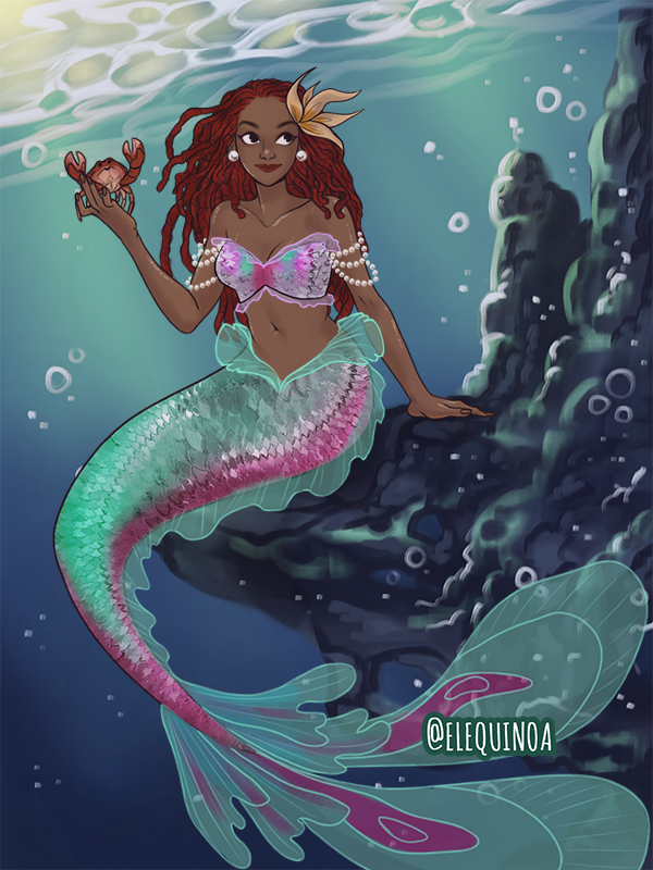 Ariel made with Little Merfolk