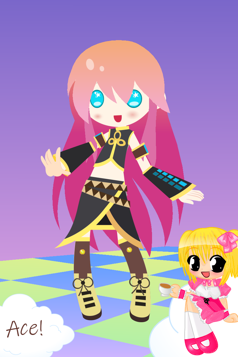 Megurine Luka made with Cute Idol dress up!