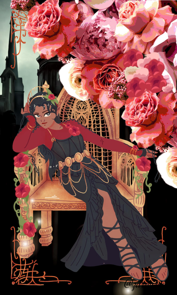 Rose Red made with Grow&Rot