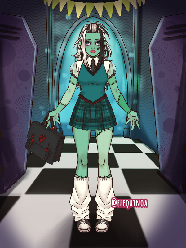 Frankie Stein G1 redesign made with Supernatural Student