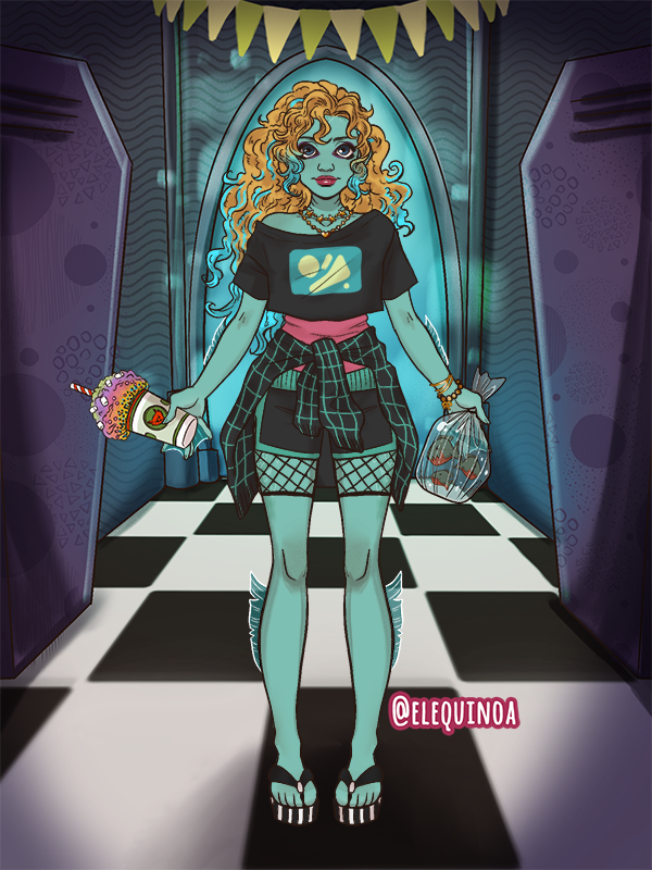 Lagoona Blue G1 redesign made with Supernatural Student