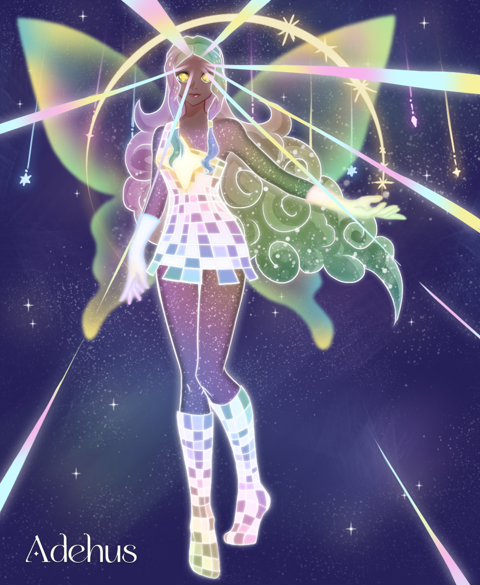 rainbow disco fairy made with Magical Transformation