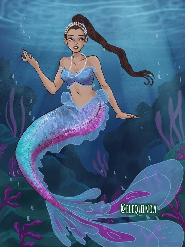 Aquata (my version) made with Little Merfolk