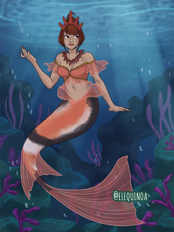 Attina (my version) made with Little Merfolk