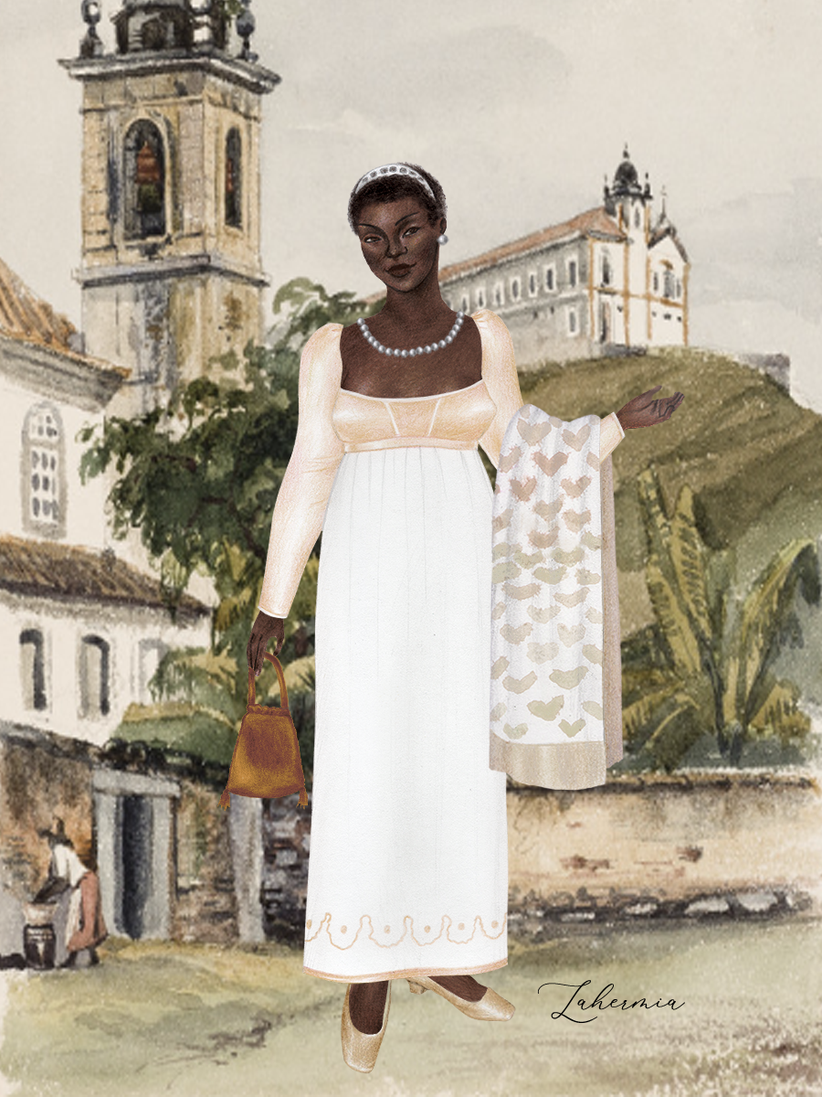 Regency Brazilian Black Woman Alt. made with Regency Brazil