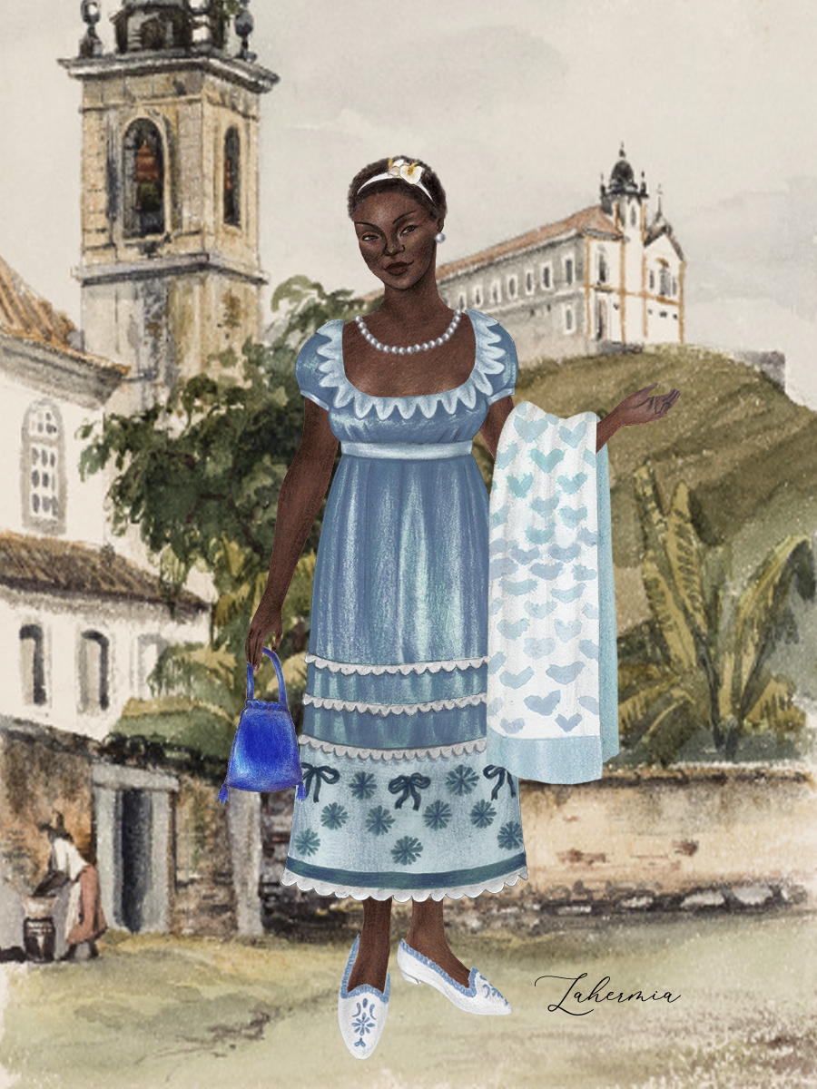 Regency Brazilian Black Woman. made with Regency Brazil