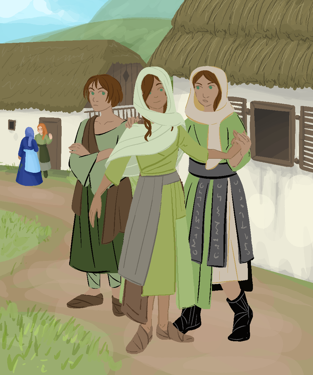Three Siblings. made with Mages with Layers