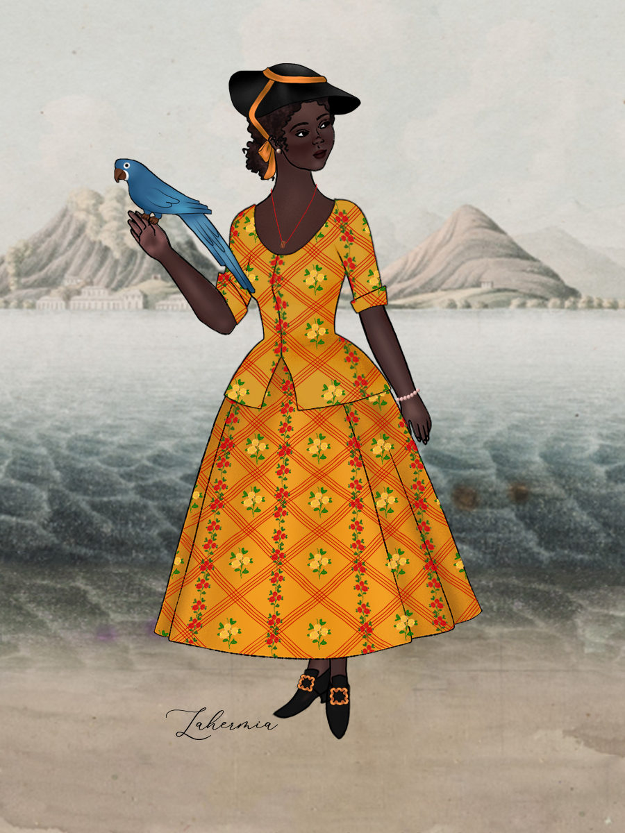 8th Century Brazilian Woman. made with 18th Century Brazil