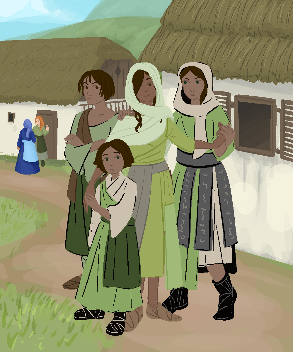 Four Siblings. (Alt.) made with Mages with Layers