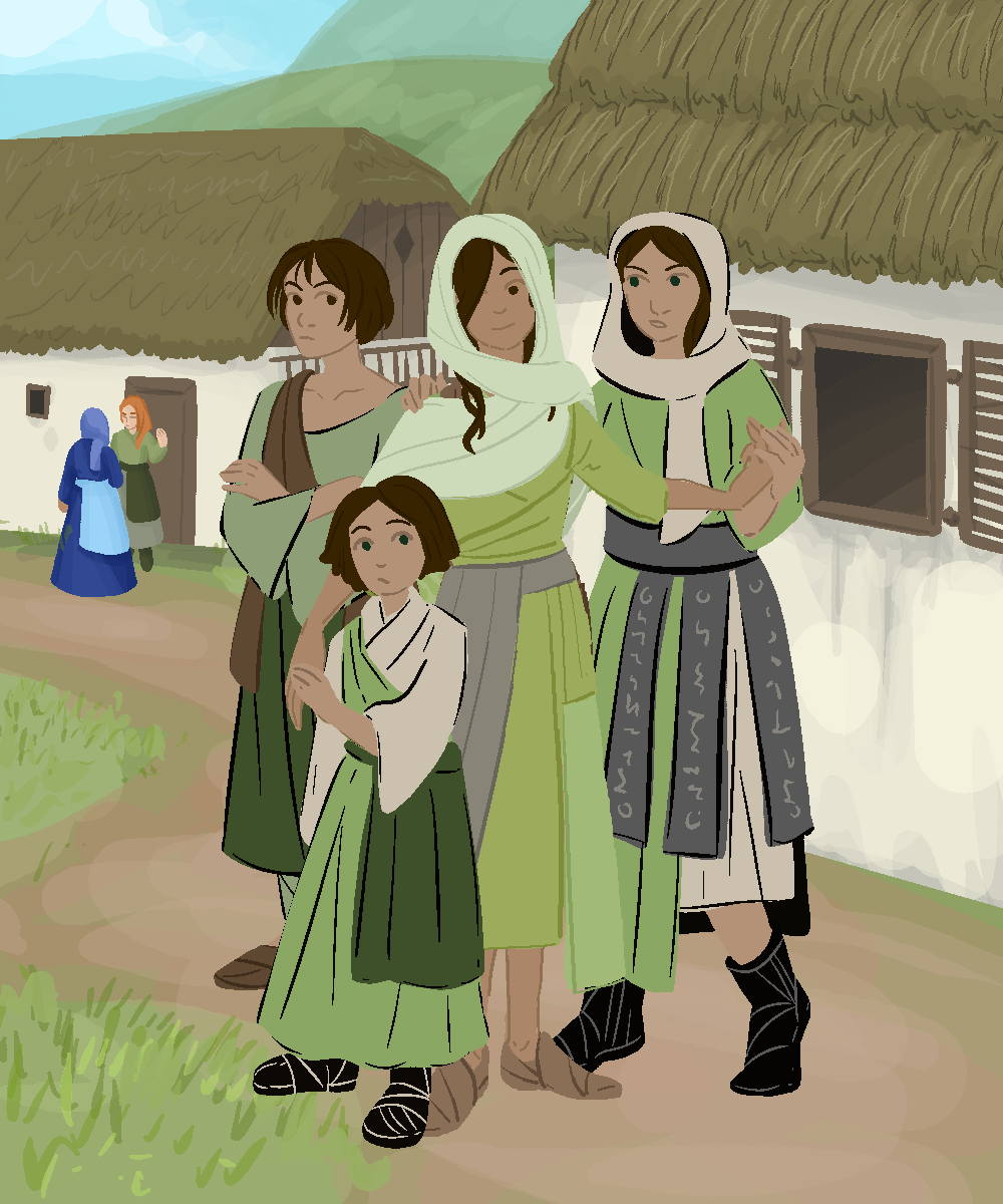 Four Siblings. made with Mages with Layers