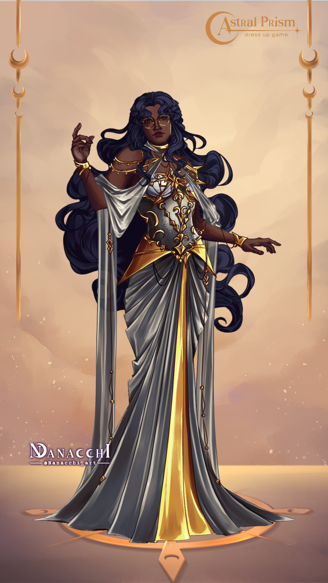 Silver Duchess made with Astral Prism: dress up game