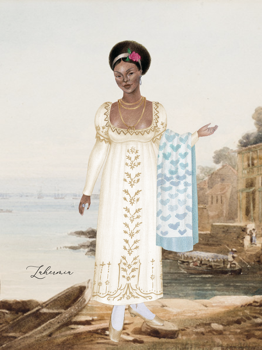 Regency Black Woman - Mother made with Regency Brazil