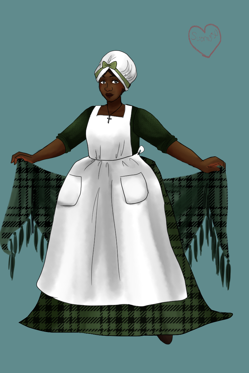 Lilian, the commoner. made with 18th century lady