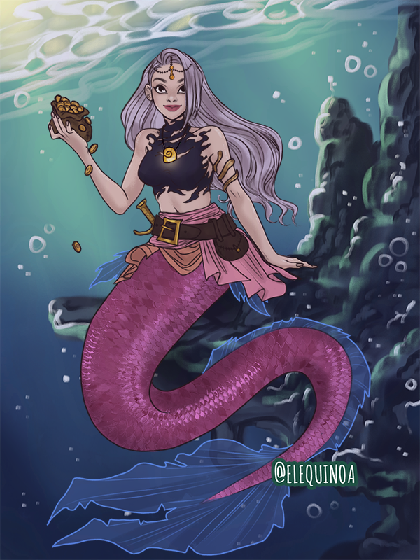 Rosemary 'Rose' Cassidy - Little Merfolk made with Little Merfolk