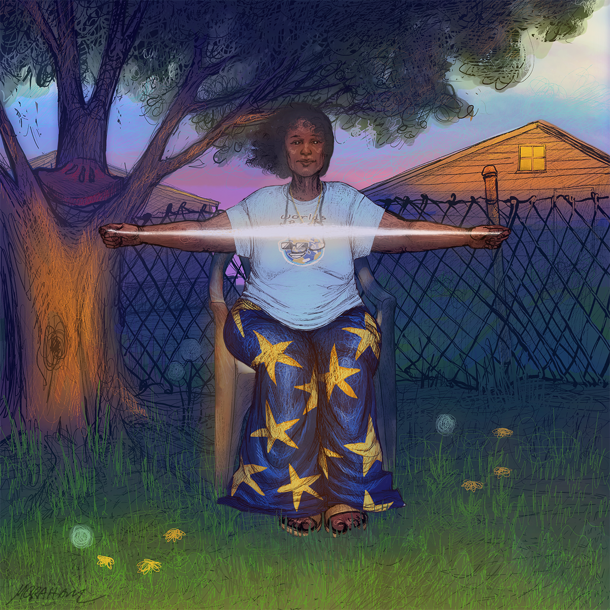 Magic Grandma made with Auntie Wizard