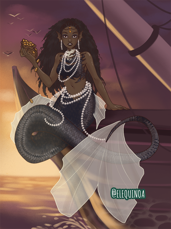 Imani Johnson - Little Merfolk made with Little Merfolk