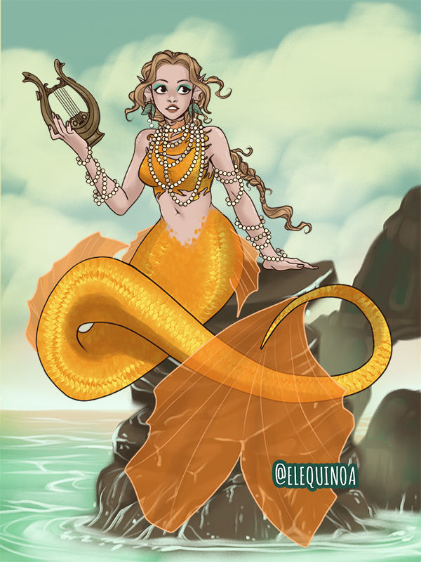 Hjördis Tjäder - Little Merfolk made with Little Merfolk