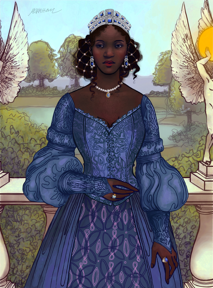 The Blue Queen. made with Create a Queen