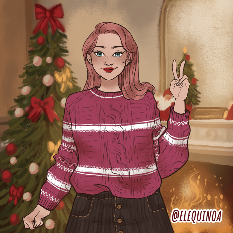 Rosemary 'Rose' Cassidy - Ugly Sweater made with Ugly Winter Sweater