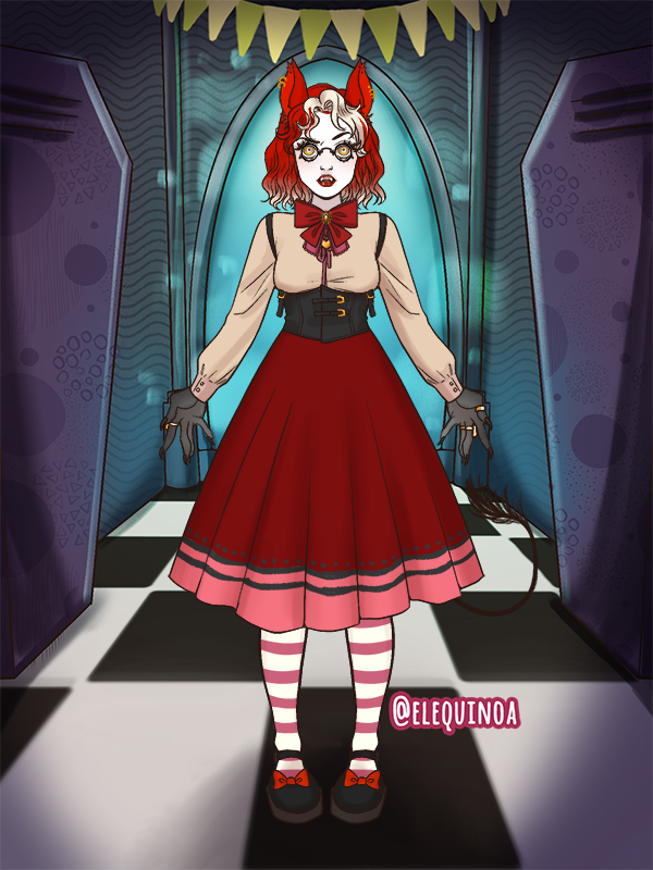 Adeline Manchard-Morningstar made with Supernatural Student