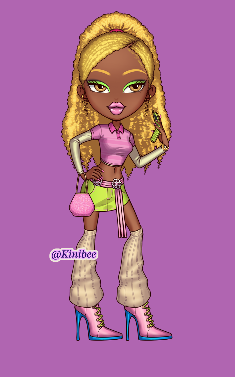 Topaz Trollz made with Bratty Doll Maker 2
