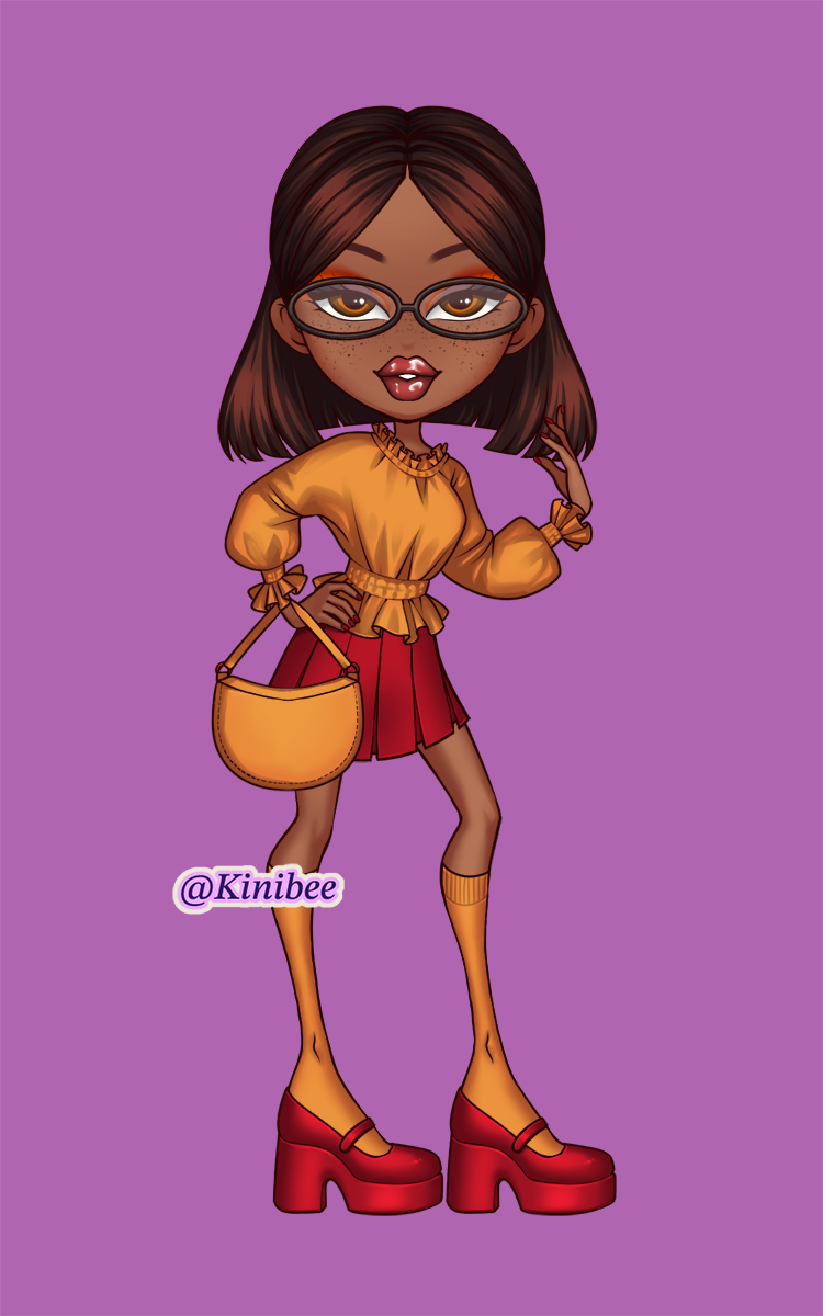 Velma Scooby Doo made with Bratty Doll Maker 2