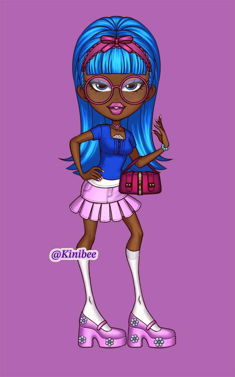 Sapphire Trollz made with Bratty Doll Maker 2